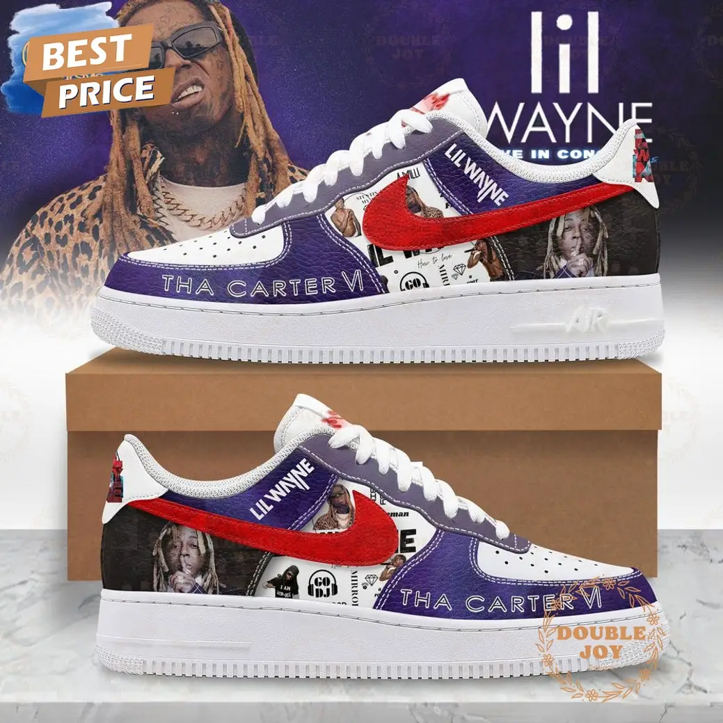 Lil Wayne Tha Carter VI 2025 Limited Edition Air Force 1 Sneakers