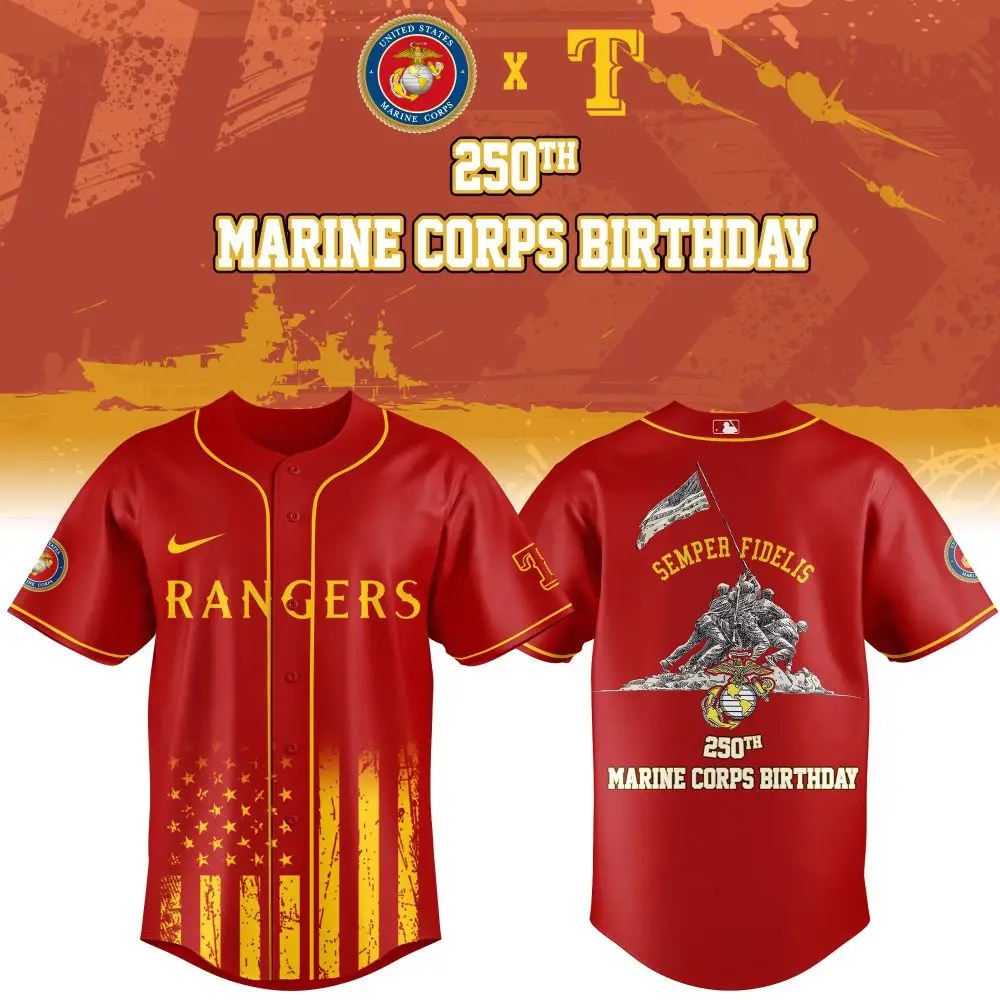 Limited Edition 250Th Marine Corps Birthday Jersey - Celebrate With Pride & Style