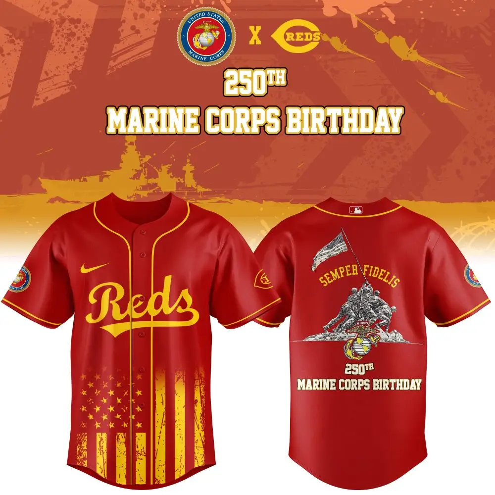 Limited Edition 250Th Marine Corps Birthday Reds Jersey - Honor & Celebrate In Style!
