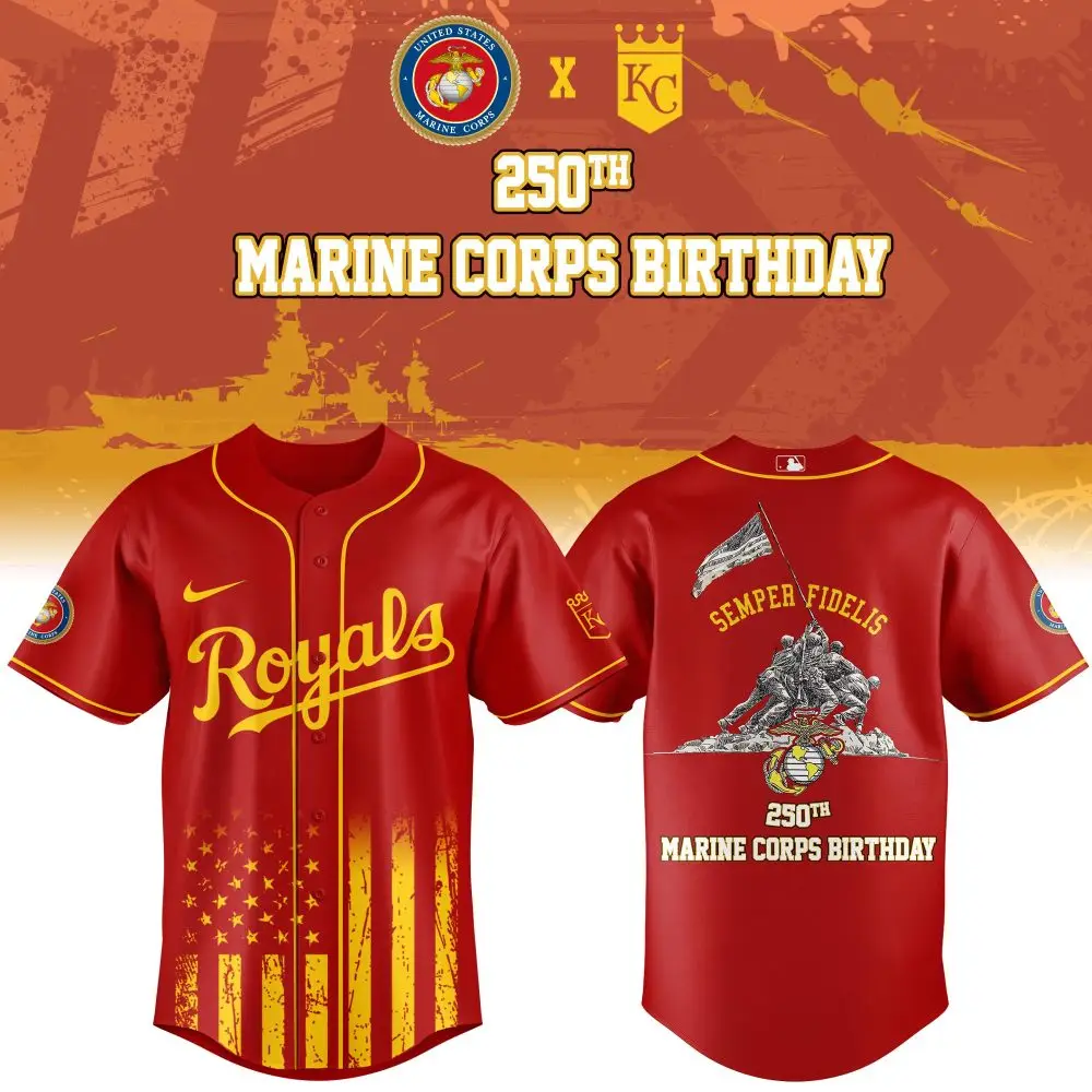Limited Edition 250Th Marine Corps Birthday Royals Jersey - Celebrate In Style!