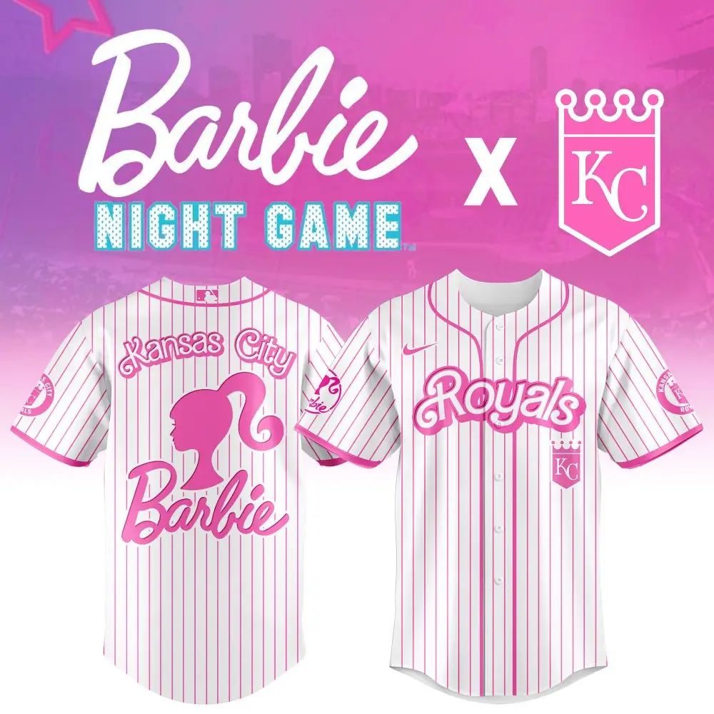 Limited Edition Barbie X Kc Royals Jersey - Perfect For Fans & Collectors!
