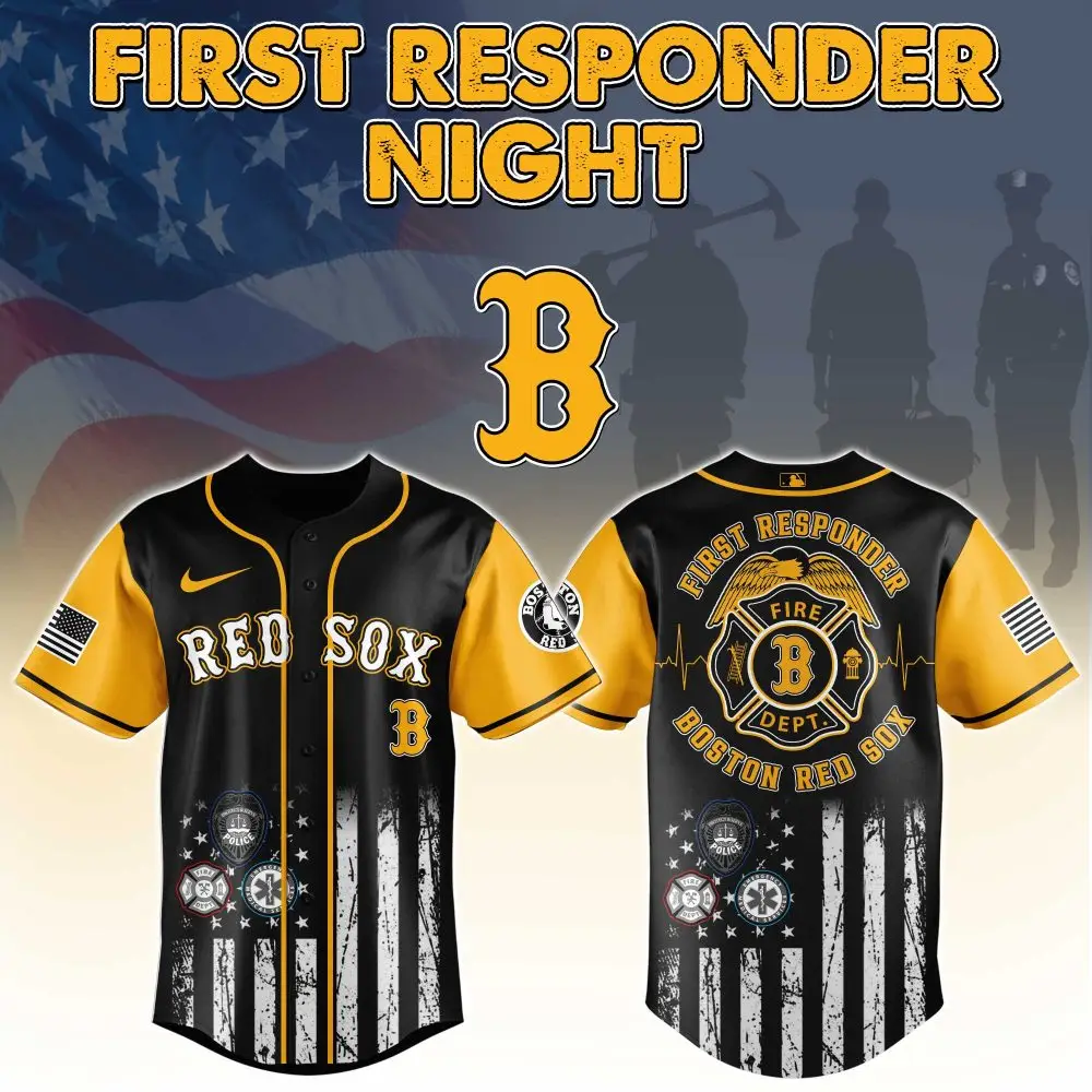 Limited Edition Boston Red Sox First Responder Night Jersey – Honor & Style Combined