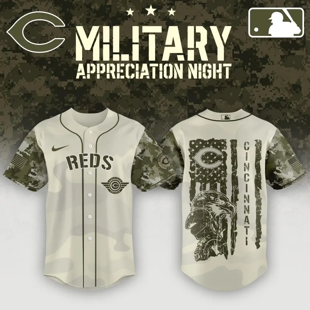 Limited Edition Camo Baseball Jersey - Military Appreciation Night Gear