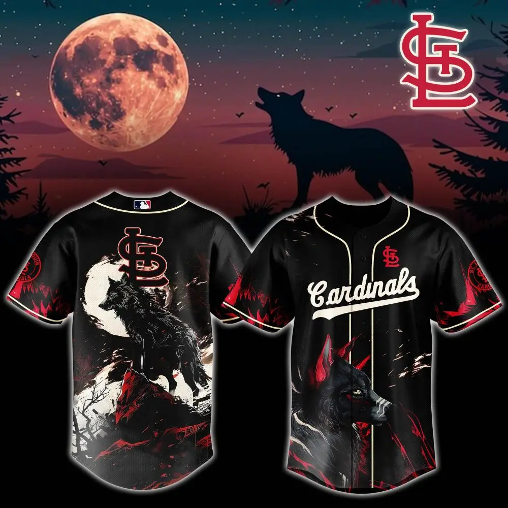 Limited Edition Cardinals Wolf Moon Jersey - Stylish & Unique Fan Apparel