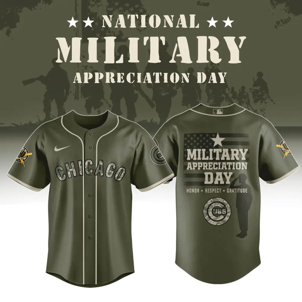 Limited Edition Chicago Military Appreciation Day Jersey - Honor & Respect In Style