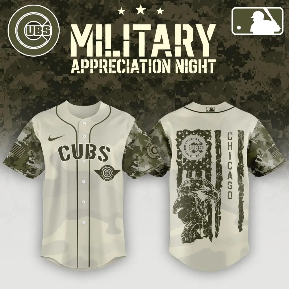 Limited Edition Cubs Military Appreciation Jersey – Honor Heroes In Style! 💪🇺🇸