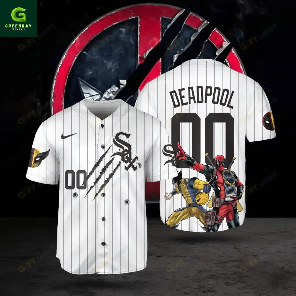 Limited Edition Deadpool Baseball Jersey - Marvel Fans Must-Have! ⚾🦸‍♂️