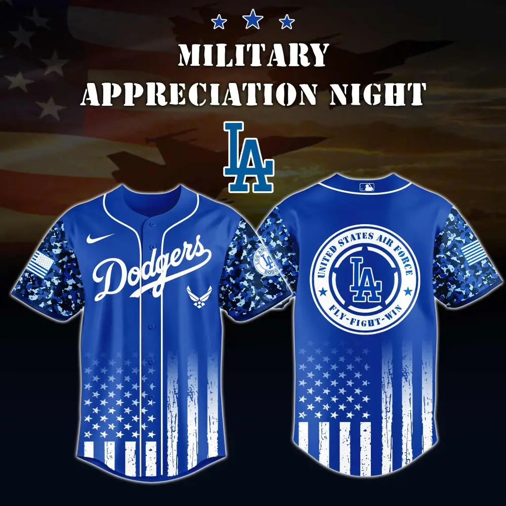 Limited Edition Dodgers Military Appreciation Jersey – Honor Our Heroes In Style! Limited Edition Dodgers Military Appreciation Jersey – Honor Our Heroes In Style! - Image 1