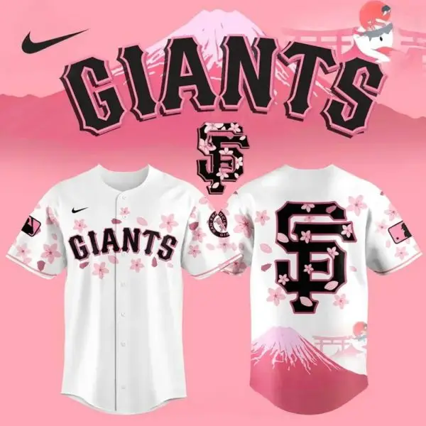 Limited Edition Giants Sakura Jersey - Celebrate Spring In Style!