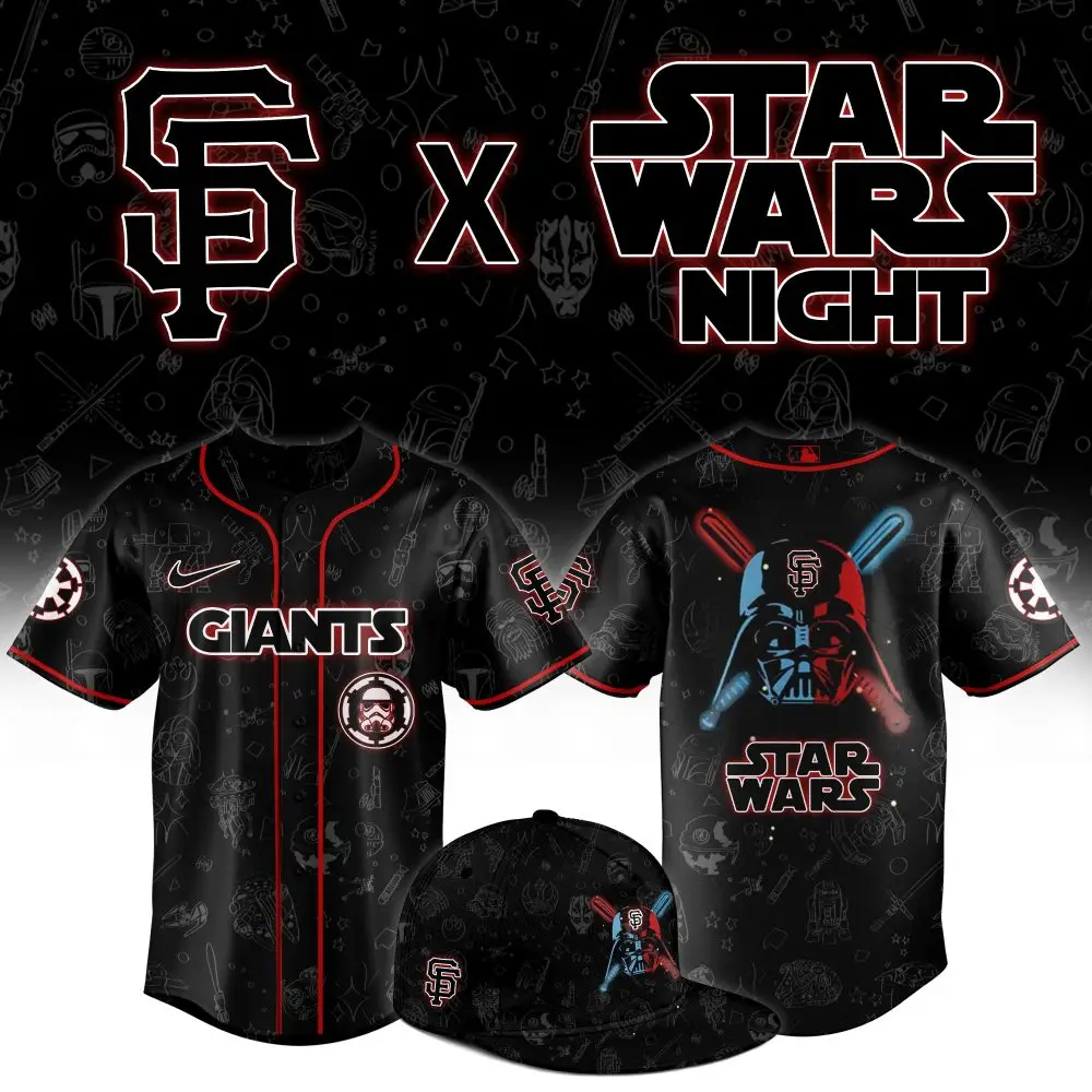 Limited Edition Giants X Star Wars Night Jersey – Ultimate Fan Gear!