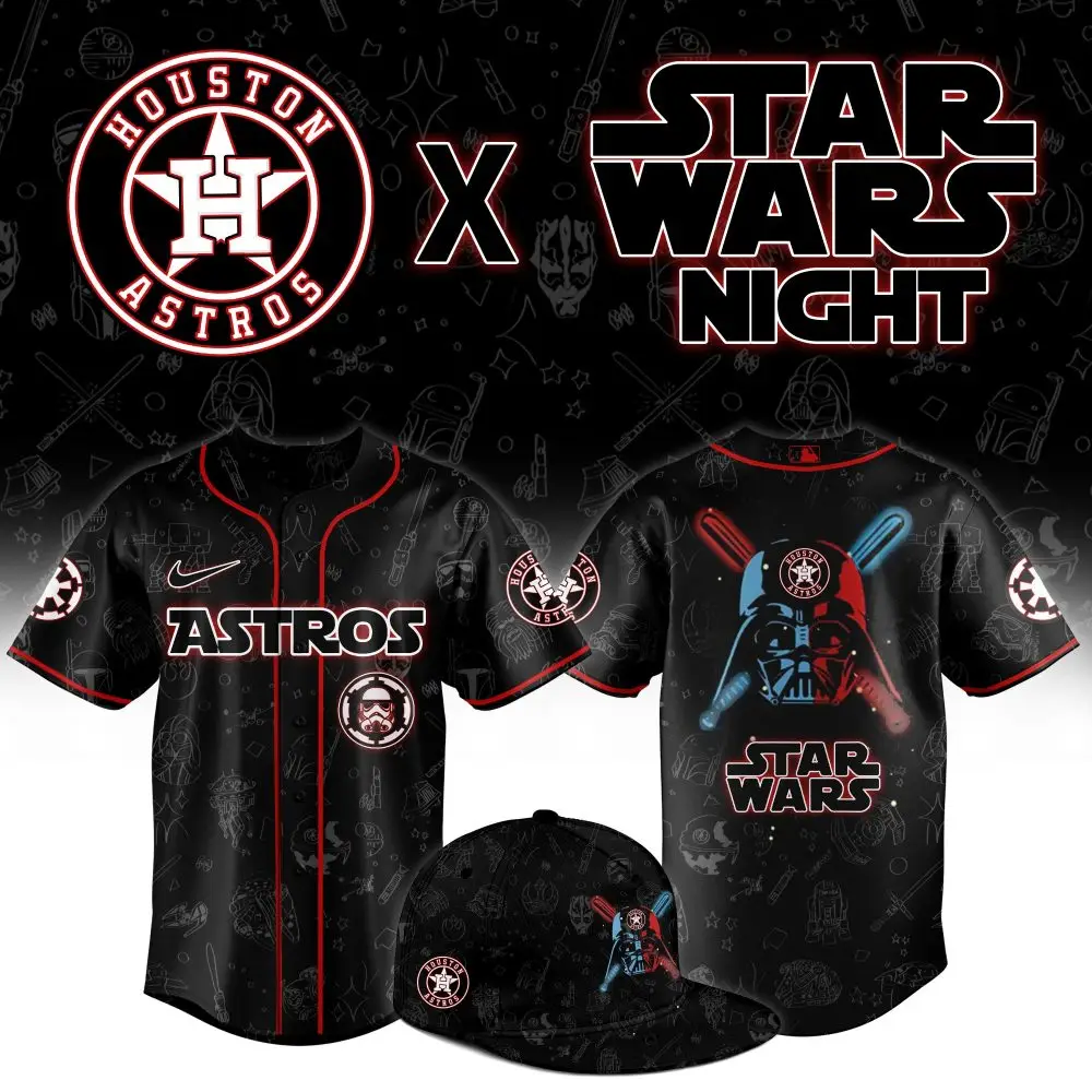 Limited Edition Houston Astros Star Wars Night Jersey – Epic Galactic Style!