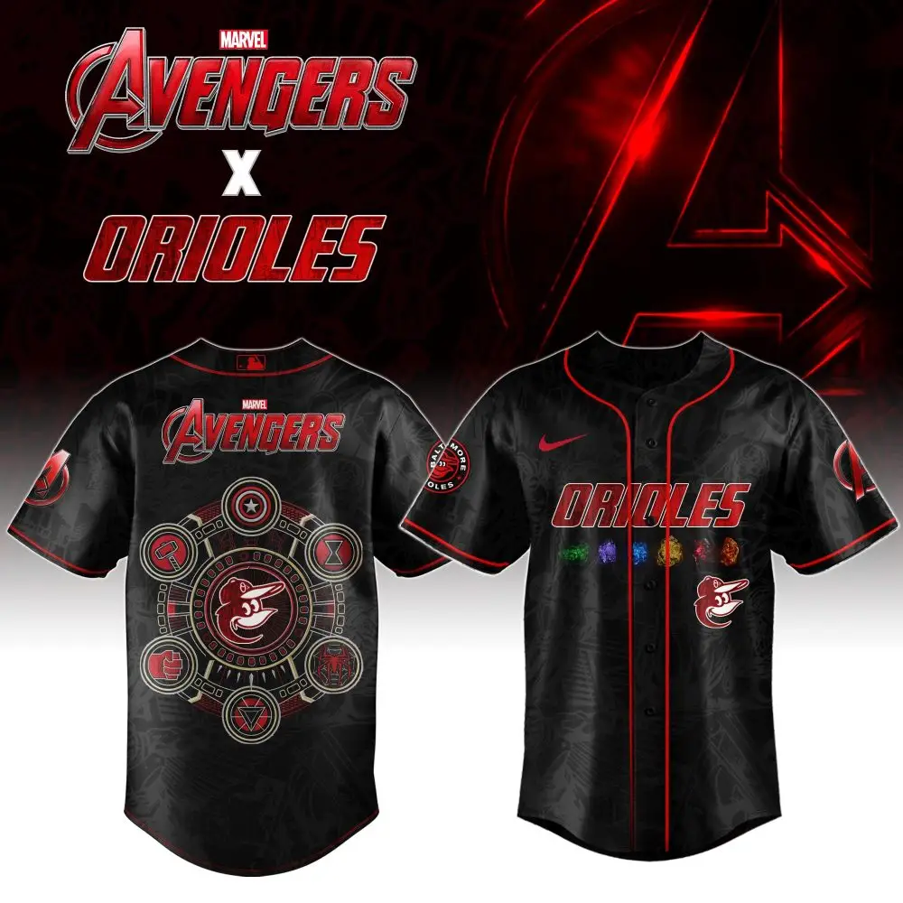 Limited Edition Marvel Avengers X Orioles Jersey - Ultimate Fan Gear!