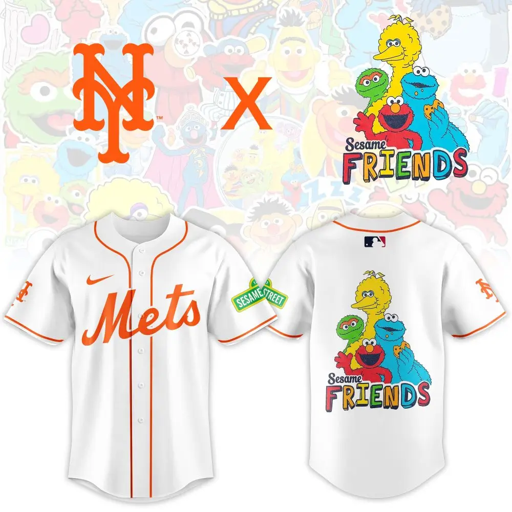 Limited Edition Mets X Sesame Street Jersey – Celebrate Friendship In Style!