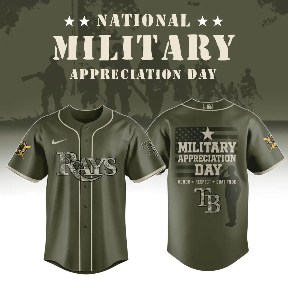 Limited Edition Military Appreciation Day Jersey – Honor, Respect & Gratitude – Shop Now!