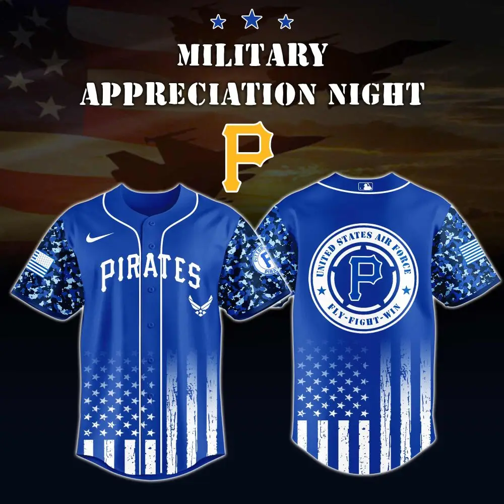 Limited Edition Military Appreciation Pirates Jersey - Honor The Heroes In Style!