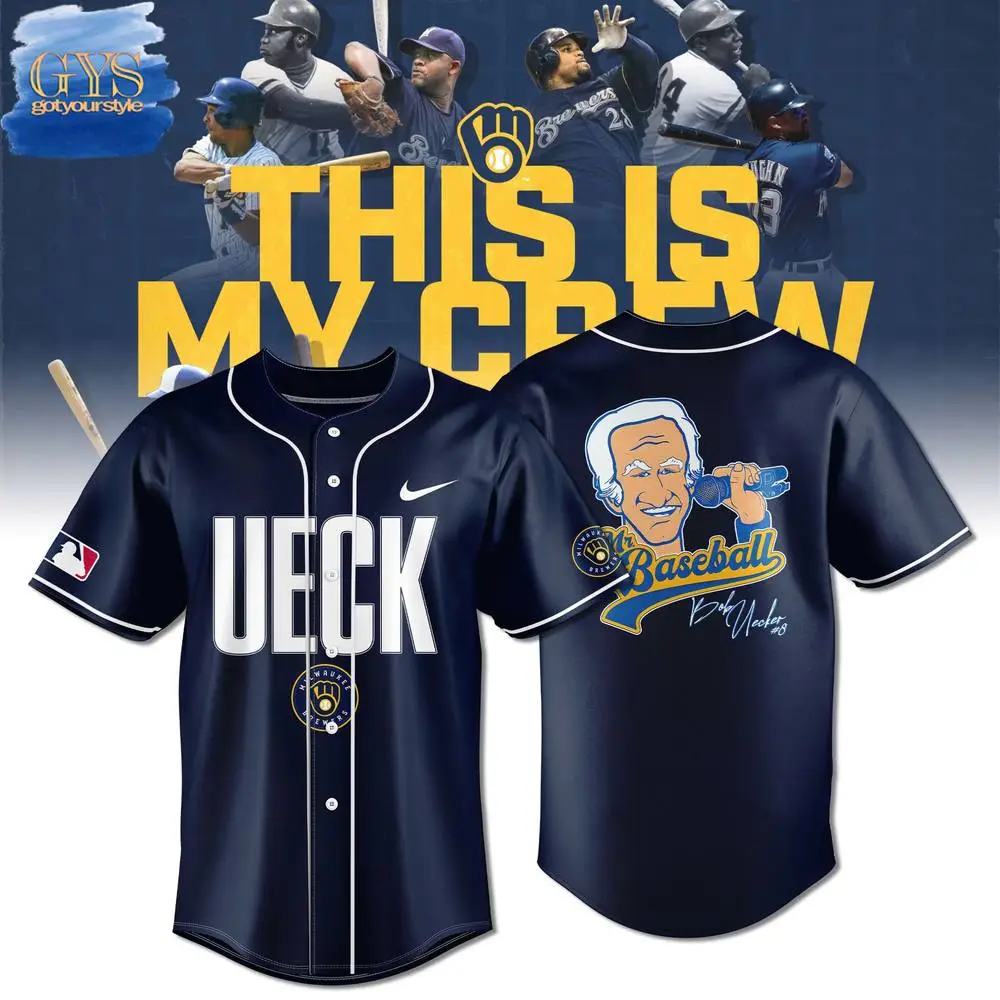 Limited Edition Milwaukee Baseball Jersey - Iconic Design, Perfect For Fans!
