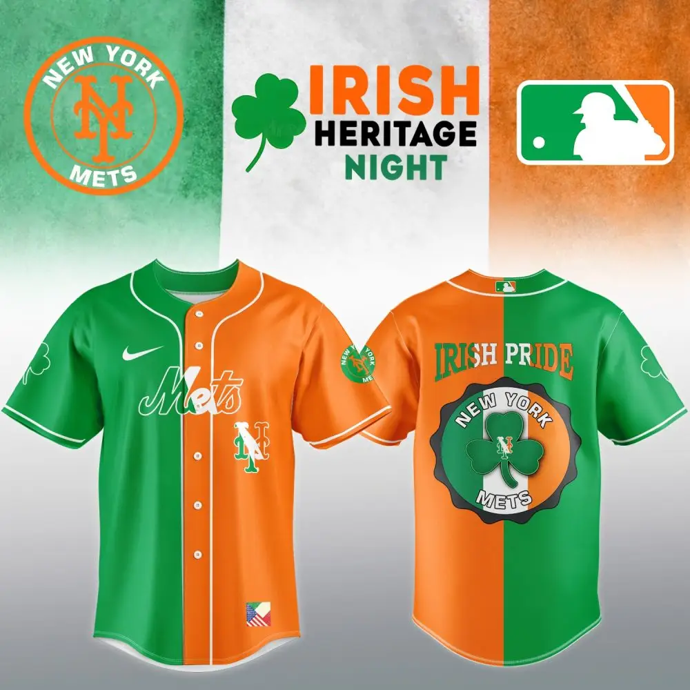 Limited Edition New York Mets Irish Heritage Night Jersey - Celebrate In Style!
