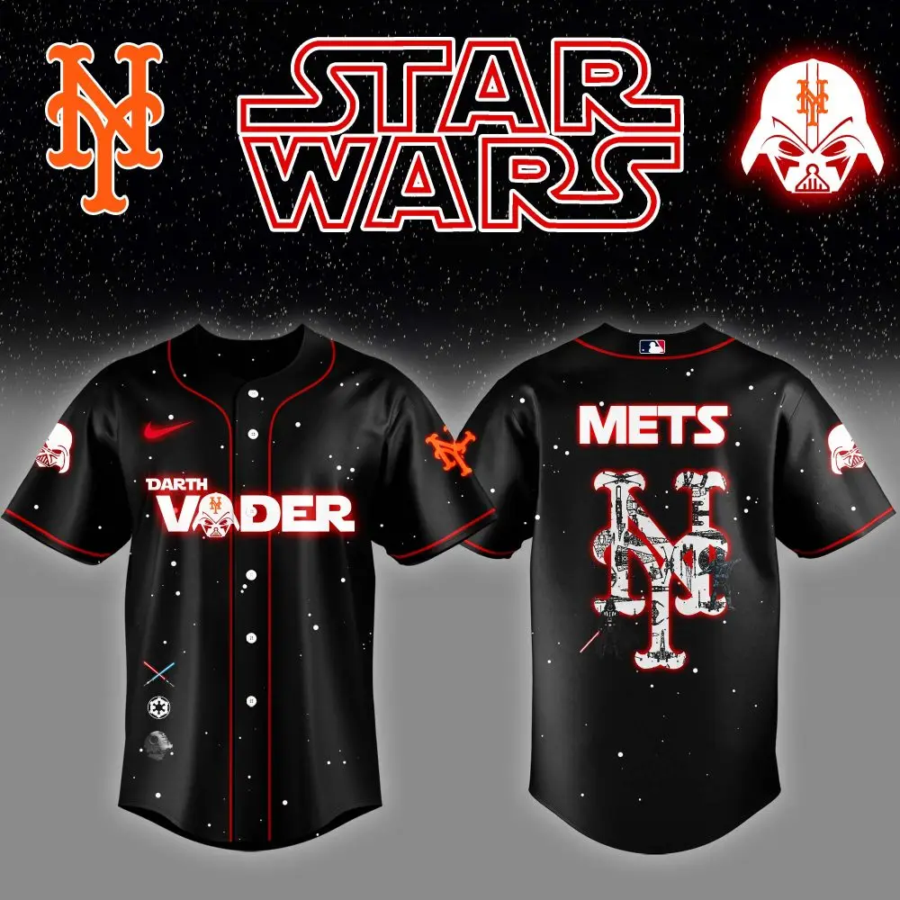 Limited Edition Ny Mets Star Wars Darth Vader Jersey - Unleash The Force!