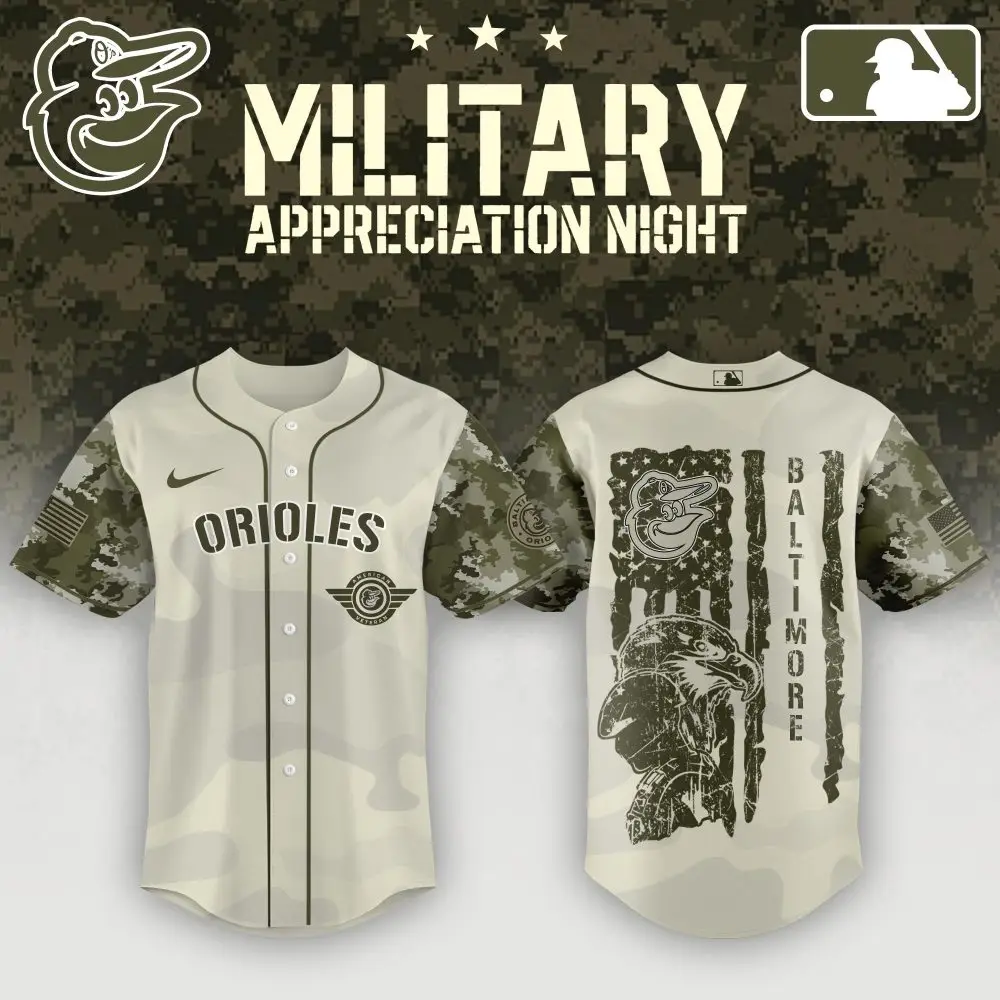 Limited Edition Orioles Military Appreciation Jersey – Celebrate In Style!