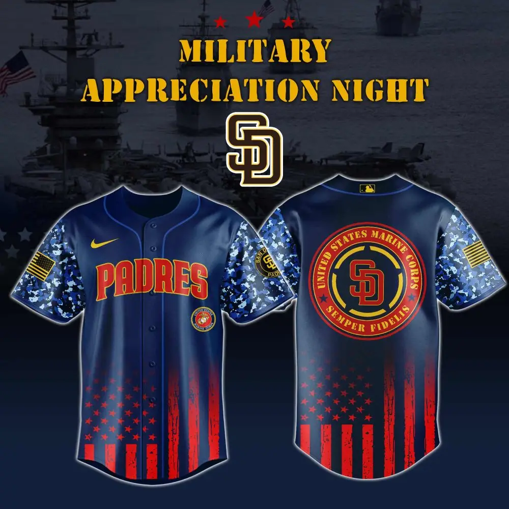 Limited Edition Padres Military Appreciation Jersey - Honor Veterans With Style