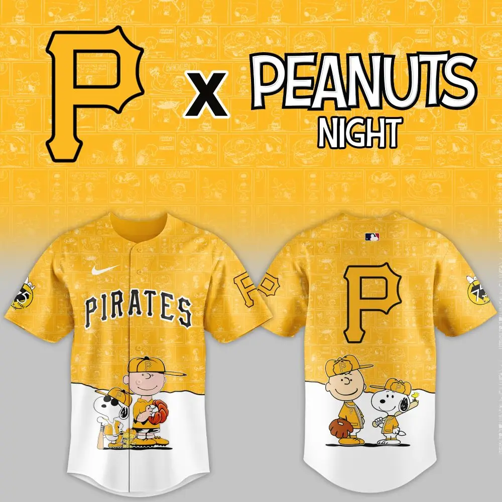 Limited Edition Pirates X Peanuts Jersey – Celebrate In Style With Charlie Brown & Snoopy!