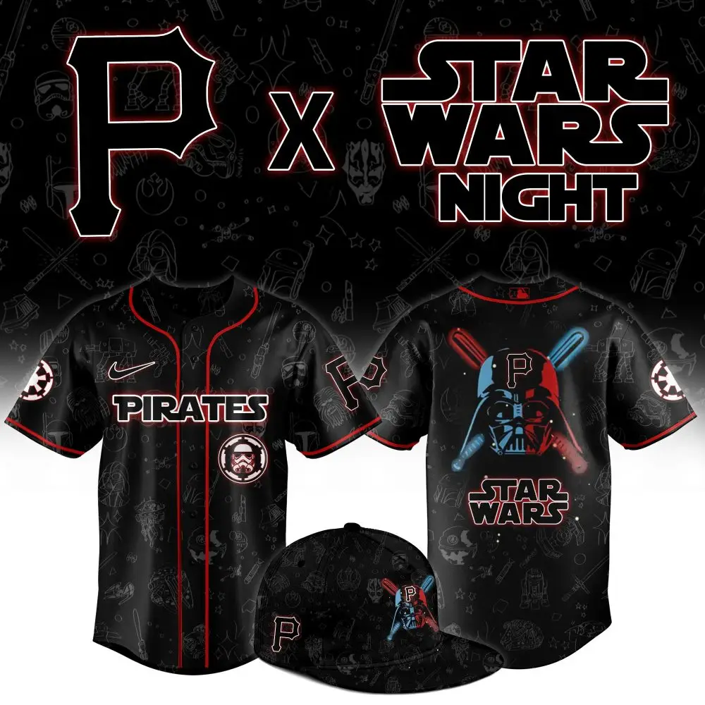 Limited Edition Pirates X Star Wars Night Jersey - Perfect For Fans!