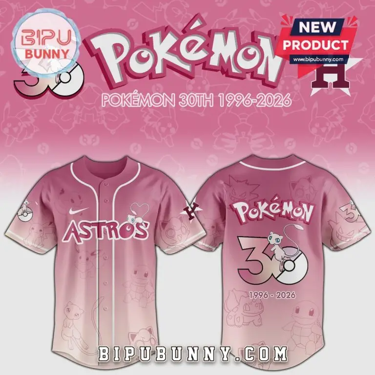 Limited Edition Pokémon 30Th Anniversary Astros Jersey - Celebrate In Style! Limited Edition Pokémon 30Th Anniversary Astros Jersey - Celebrate In Style! - Image 1