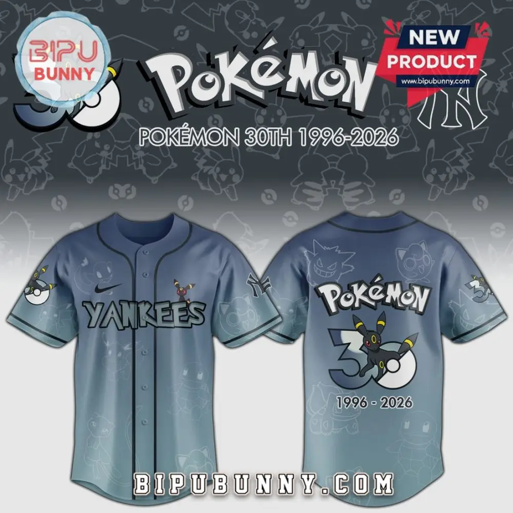 Limited Edition Pokémon 30Th Anniversary Yankees Jersey - Celebrate In Style!