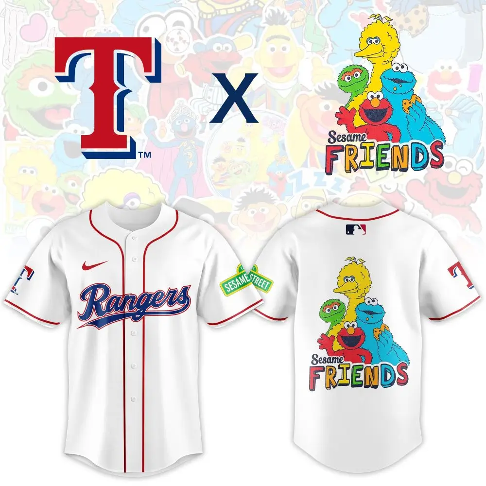Limited Edition Rangers X Sesame Street Jersey – Fun & Stylish Team Gear For Fans!