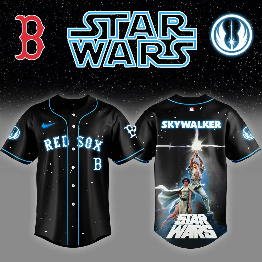 Limited Edition Red Sox Star Wars Jersey - Skywalker Design For Fans