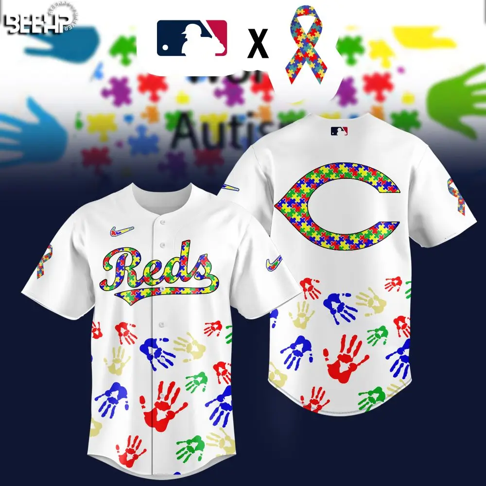 Limited Edition Reds Autism Awareness Jersey - Support & Style Combined!