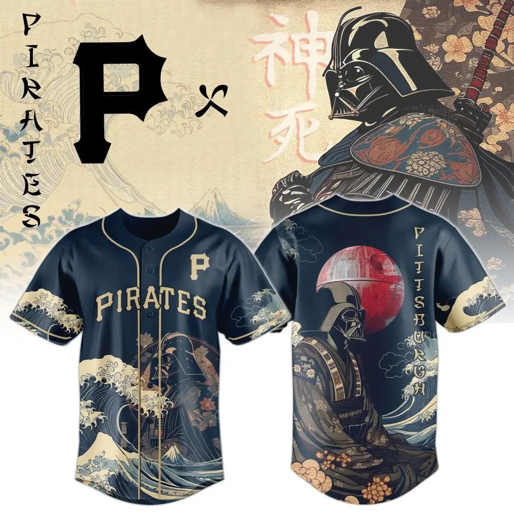 Limited Edition Samurai Baseball Jersey - Pirates X Star Wars Design