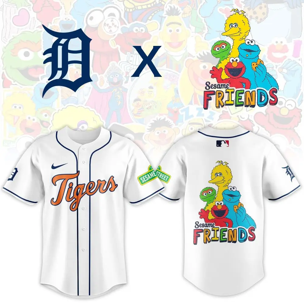Limited Edition Sesame Street X Tigers Jersey - Celebrate Friendship In Style!