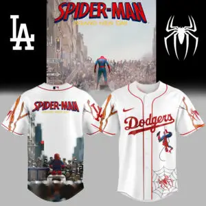 Limited Edition Spider-Themed Dodgers Jersey - Perfect For Fans & Collectors!