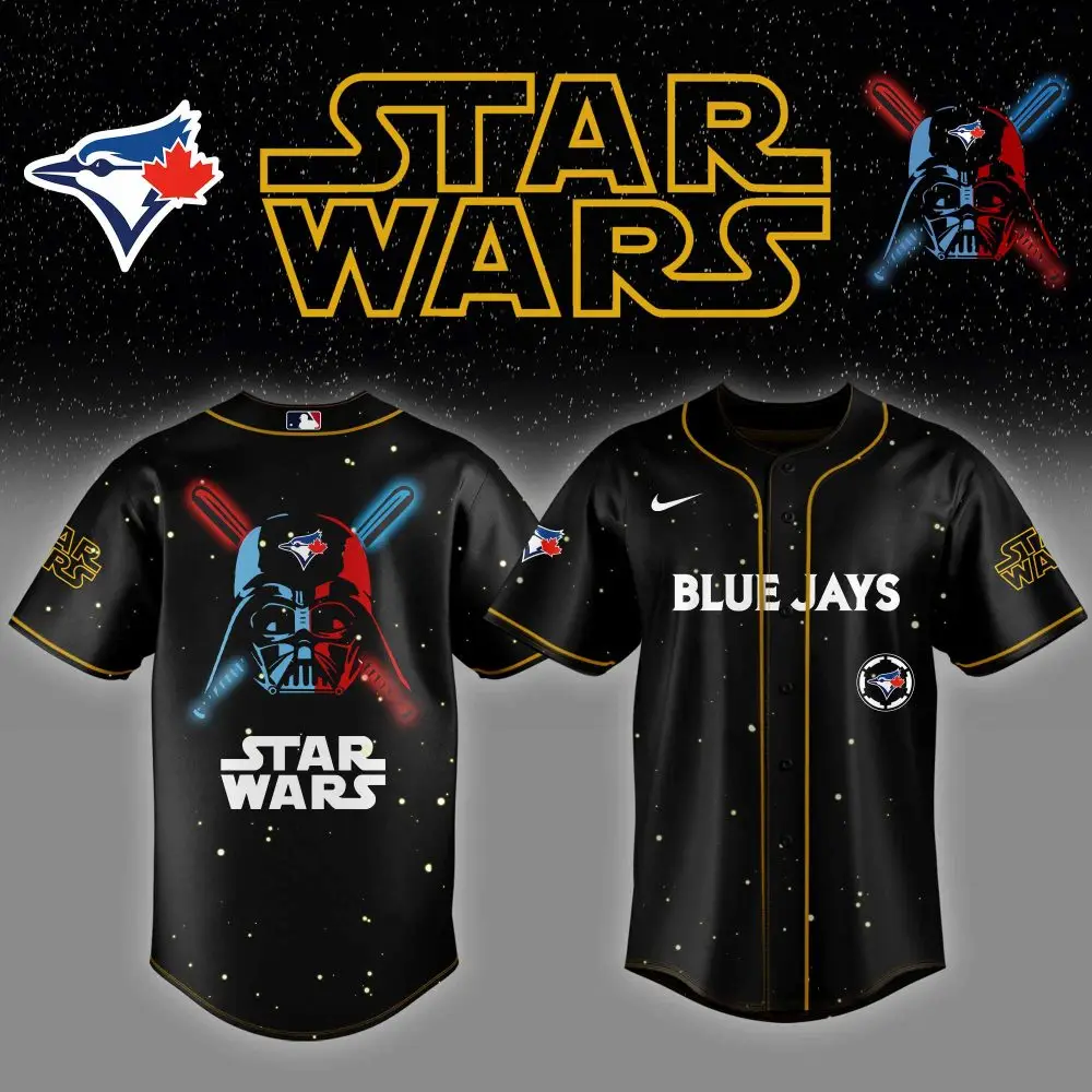 Limited Edition Star Wars Blue Jays Jersey - Official Mlb Apparel For Fans Limited Edition Star Wars Blue Jays Jersey - Official Mlb Apparel For Fans - Image 1