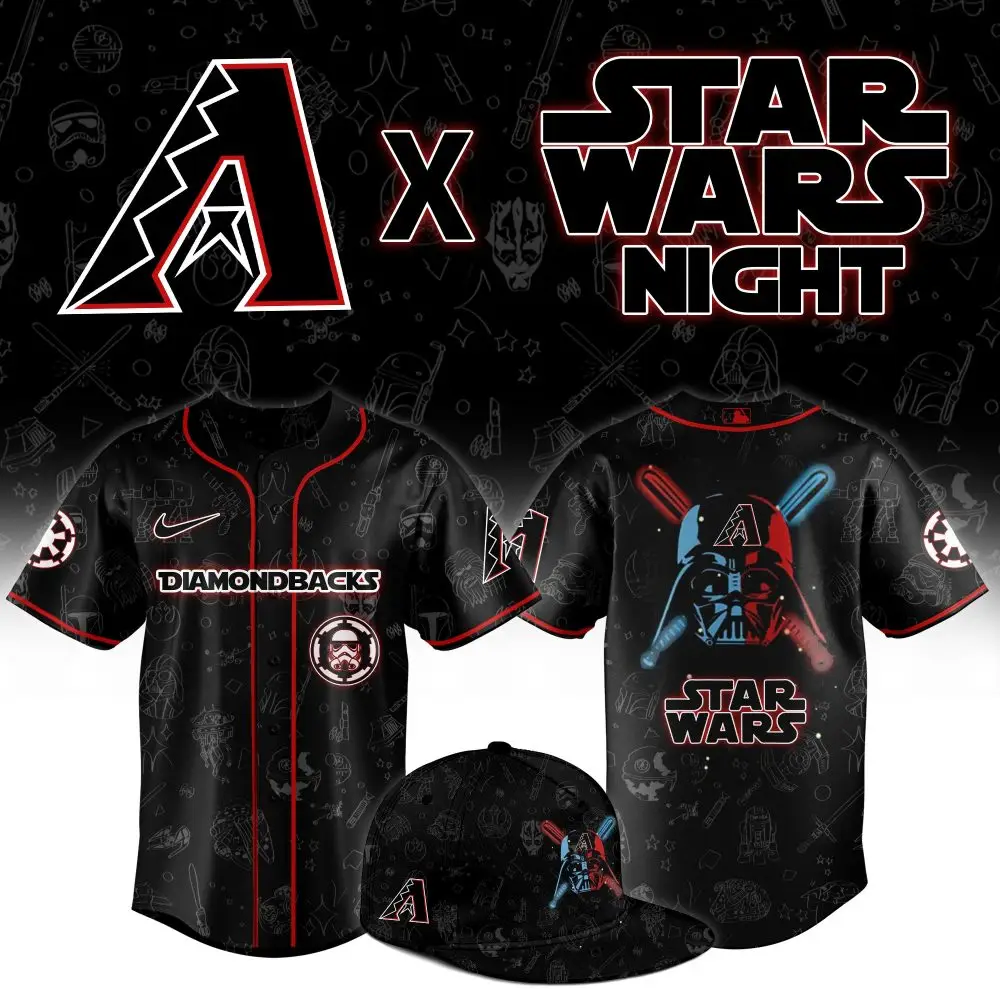 Limited Edition Star Wars Night Jersey – Diamondbacks X Star Wars Collab Limited Edition Star Wars Night Jersey – Diamondbacks X Star Wars Collab - Image 1