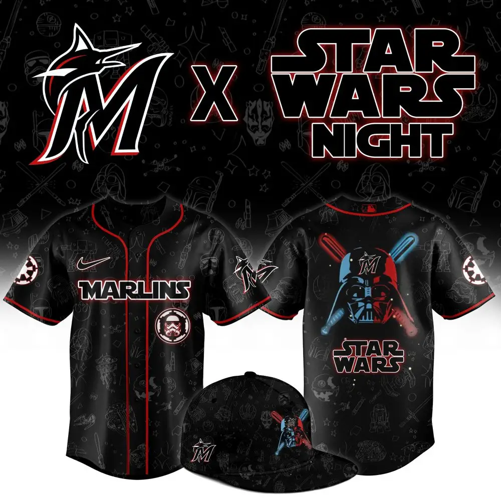 Limited Edition Star Wars X Marlins Jersey Set – Perfect For Fans & Collectors
