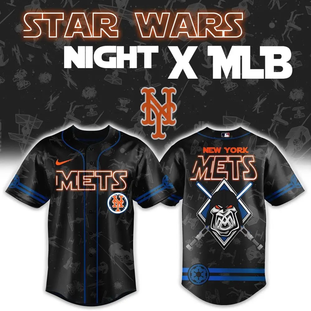 Limited Edition Star Wars X Mlb New York Mets Jersey - Epic Fan Gear!