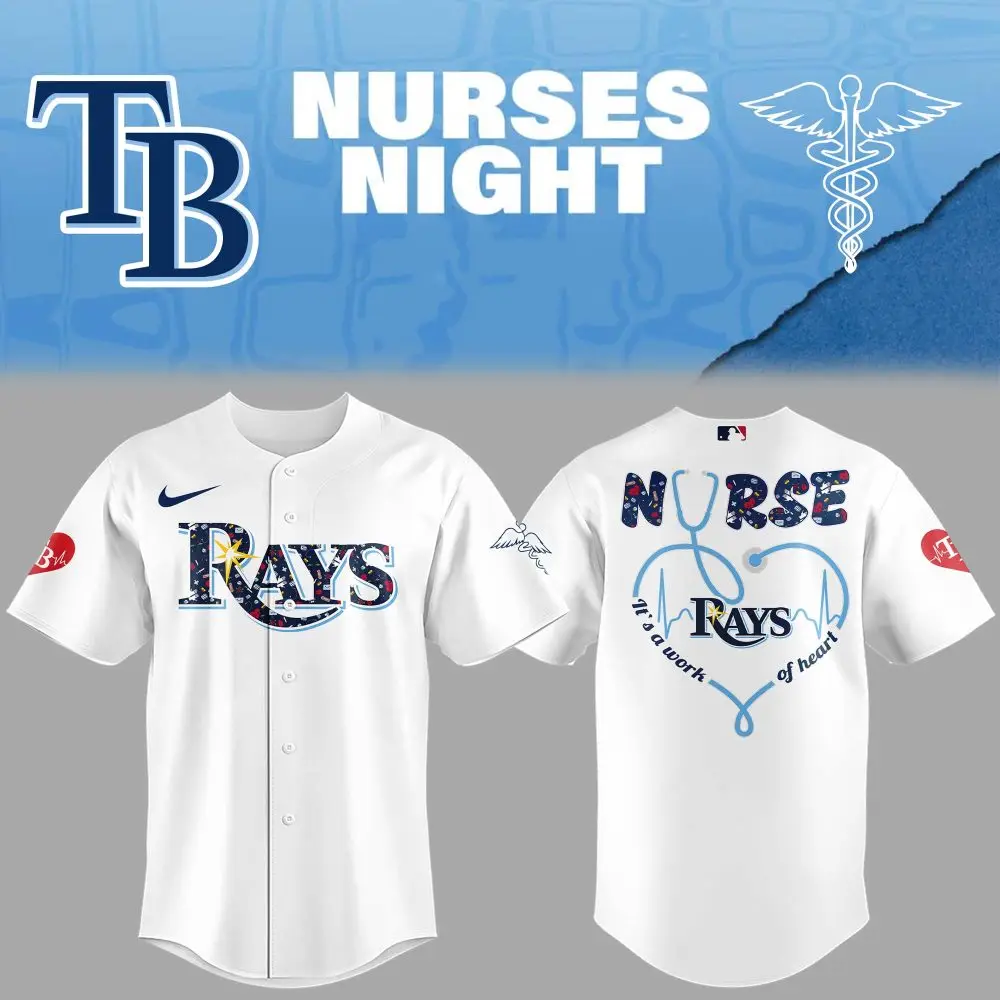 Limited Edition Tampa Bay Rays Nurses Night Jersey – Celebrate Healthcare Heroes!