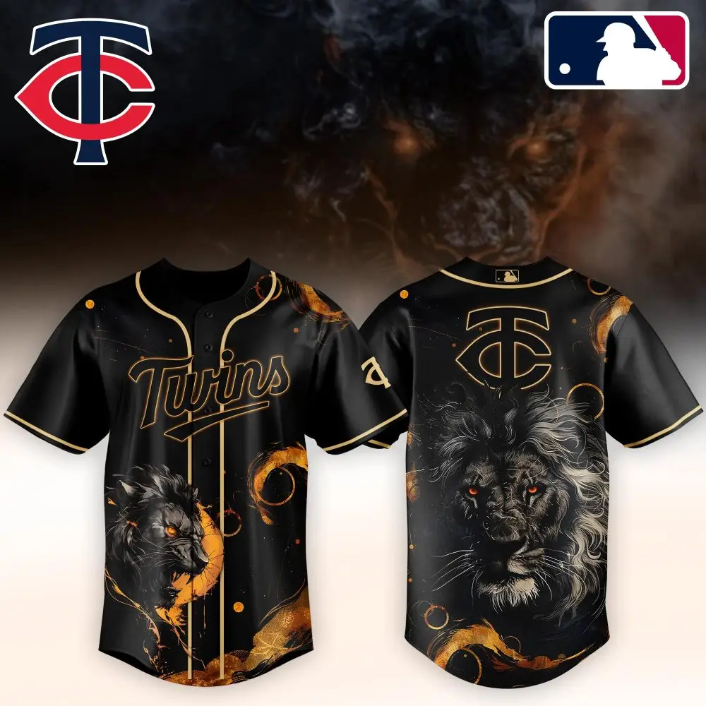 Limited Edition Twins Lion Jersey - Bold Design, Perfect For Fans & Collectors - Official Mlb Apparel