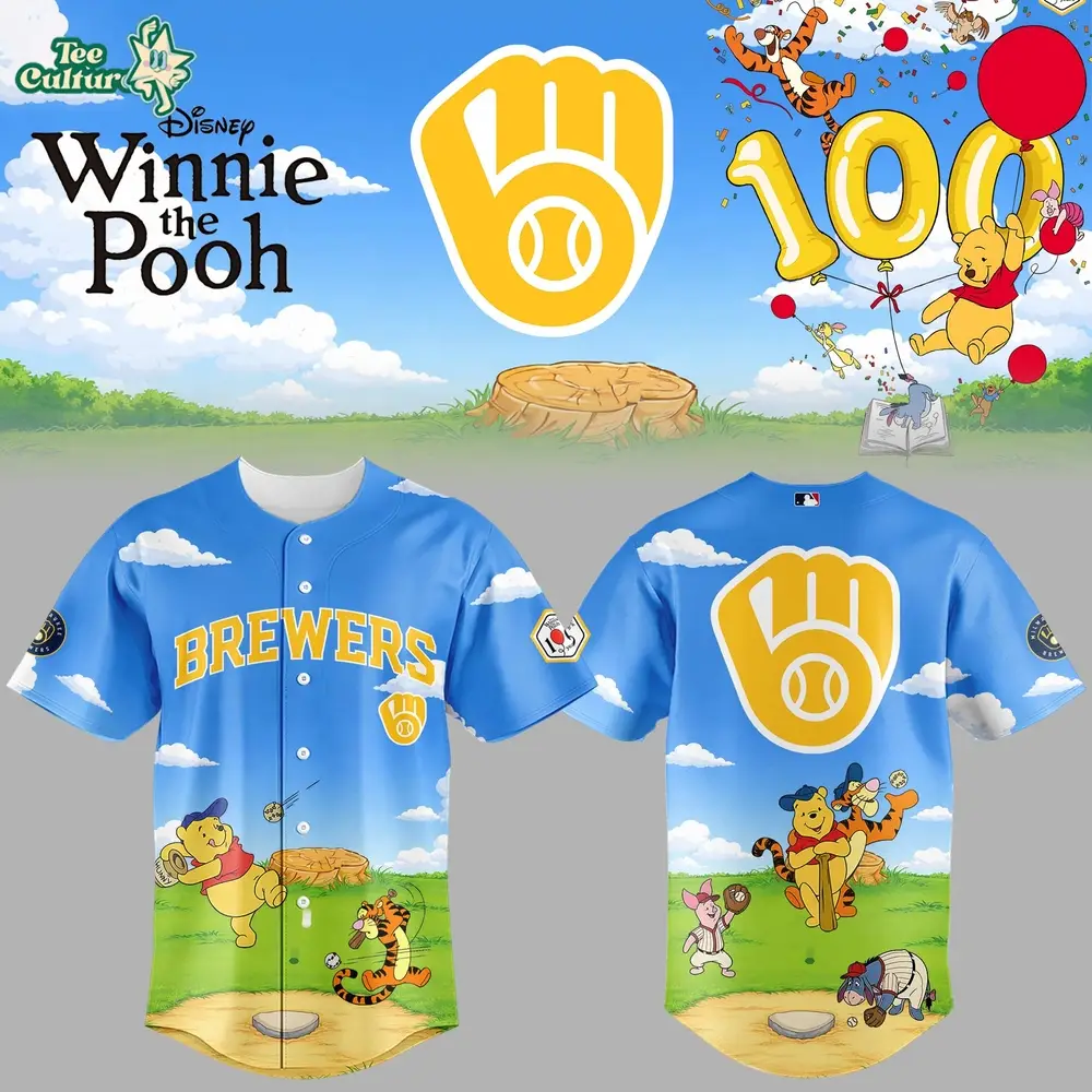 Limited Edition Winnie the Pooh 100th Anniversary Commemorative Jersey
