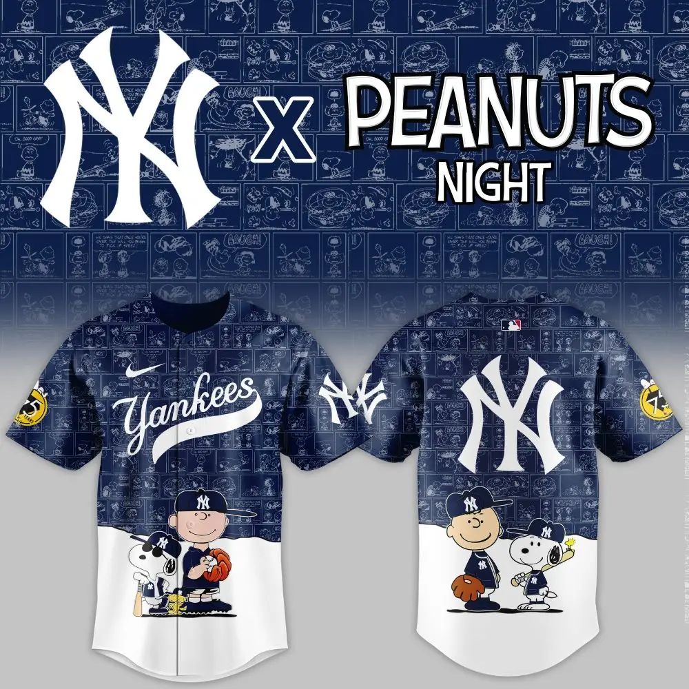 Limited Edition Yankees X Peanuts Night Jersey - Celebrate In Style!