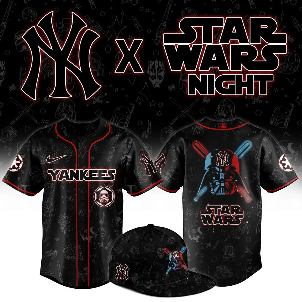 Limited Edition Yankees X Star Wars Jersey – Perfect For Fans!