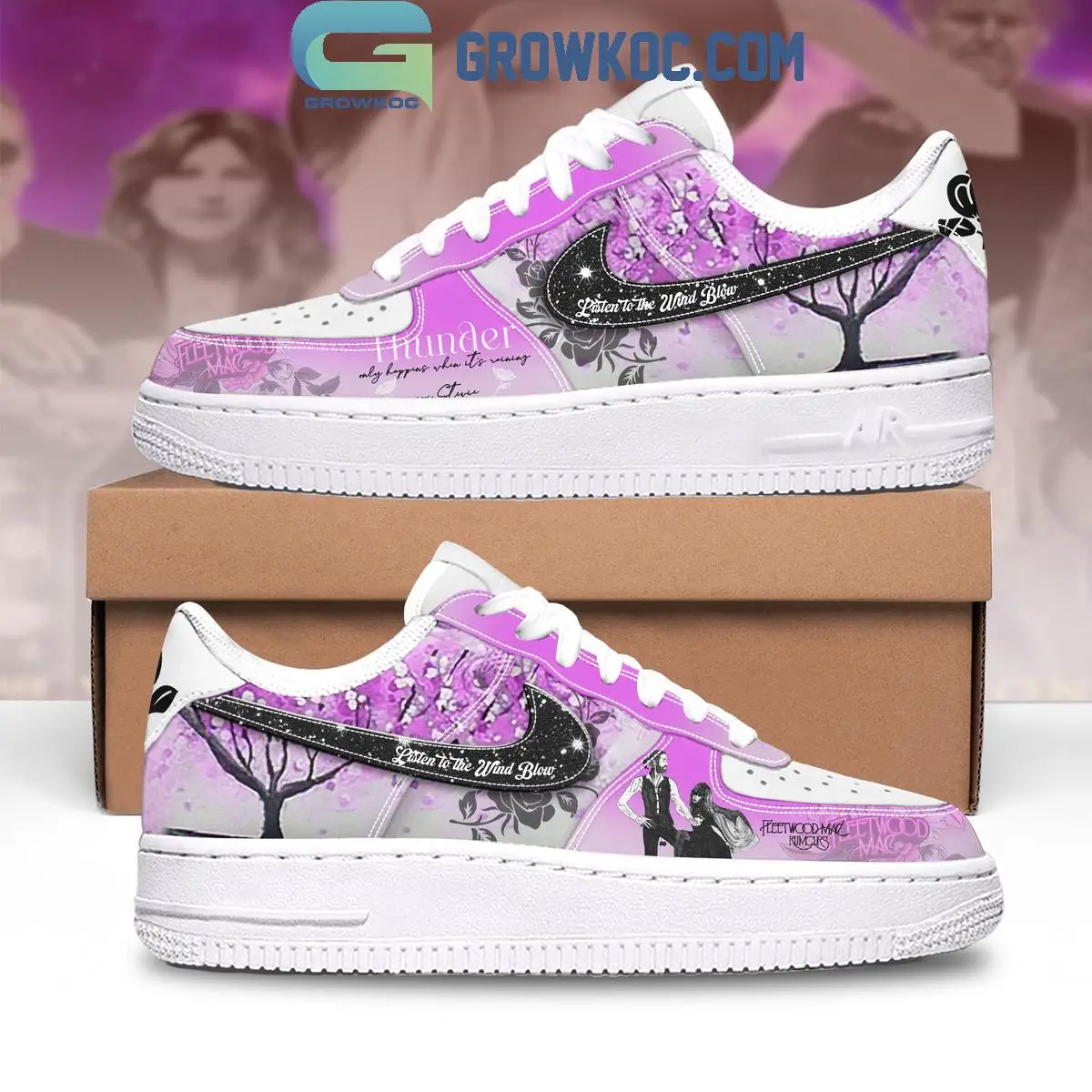 Listen To The Wind Blows Fleetwood Mac Rumours Air Force 1 Shoes