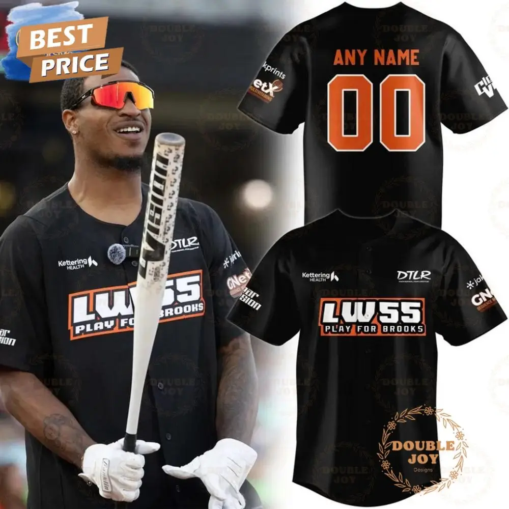 Logan Wilson Cincinnati Bengals Play For Brooks Custom Name 2025 Limited Edition Baseball Jersey