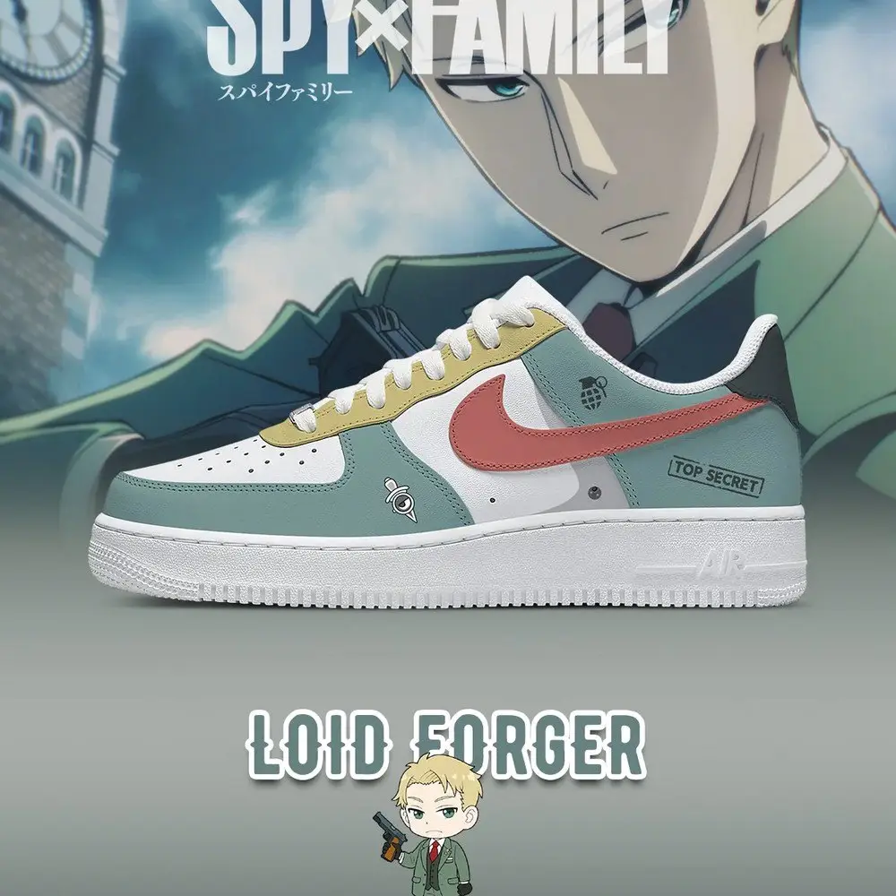 Loid Forger Spy X Family AF1 Shoes