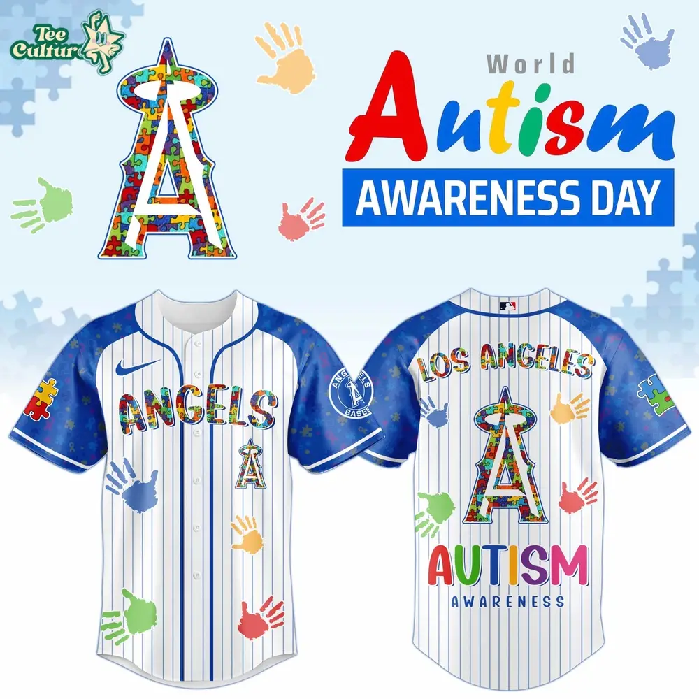 Los Angeles Angels – Autism Awareness 2026 Limited Editions Jersey