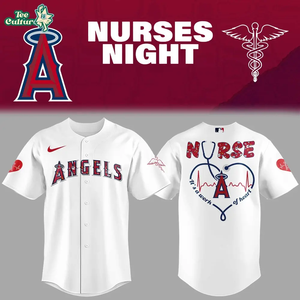 Los Angeles Angels 2026 MLB Nurses Tribute Night Limited Jersey