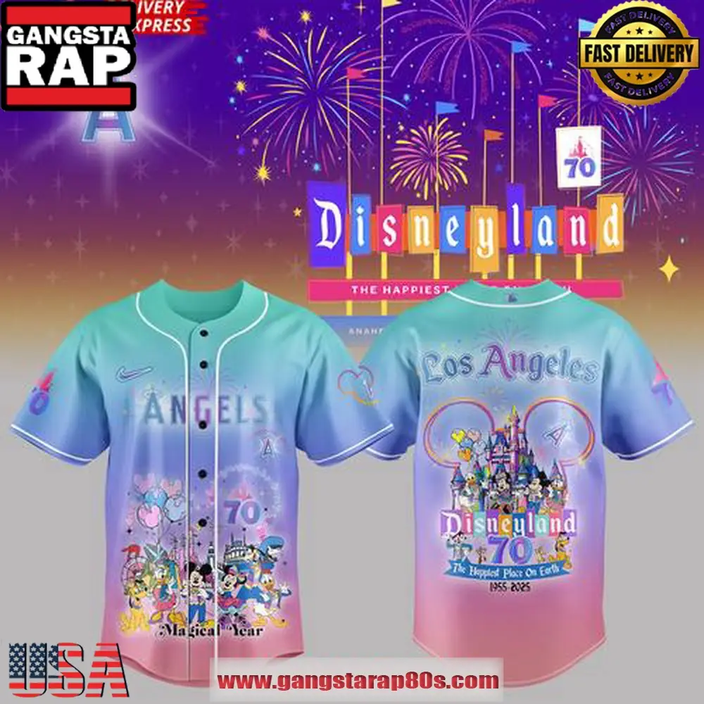 Los Angeles Angels 70th Magical Years Special Baseball Jersey Shirt