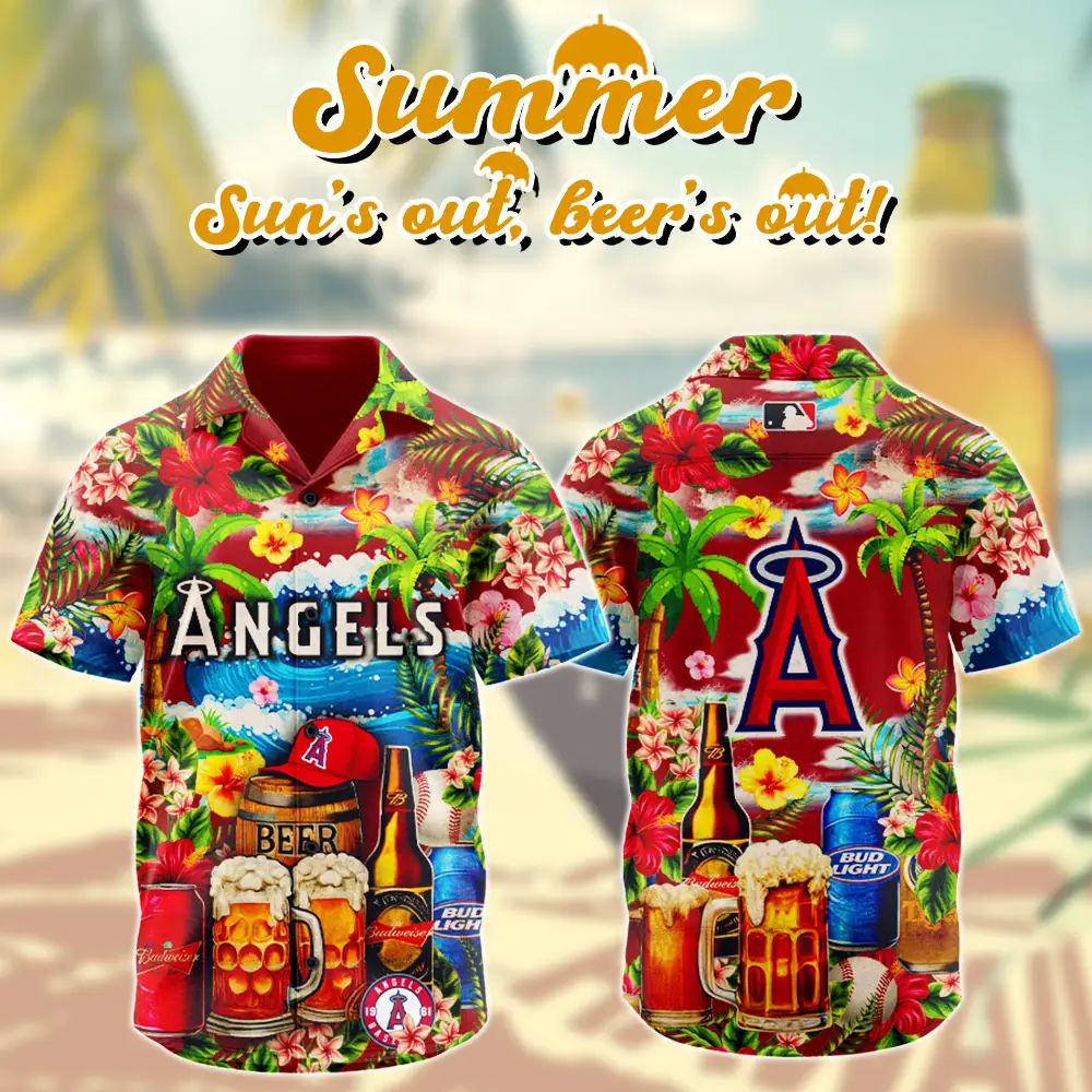 Los Angeles Angels Mlb Hawaiian Shirt Special Edition  Custom Baseball Jersey